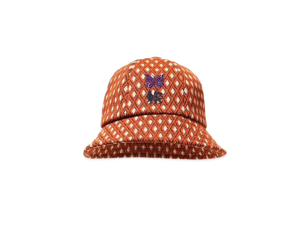 Needles x Sasquatchfabrix. Bermuda Hat- Diamond Jq. "Orange"