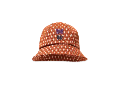 Needles x Sasquatchfabrix. Bermuda Hat- Diamond Jq. "Orange"