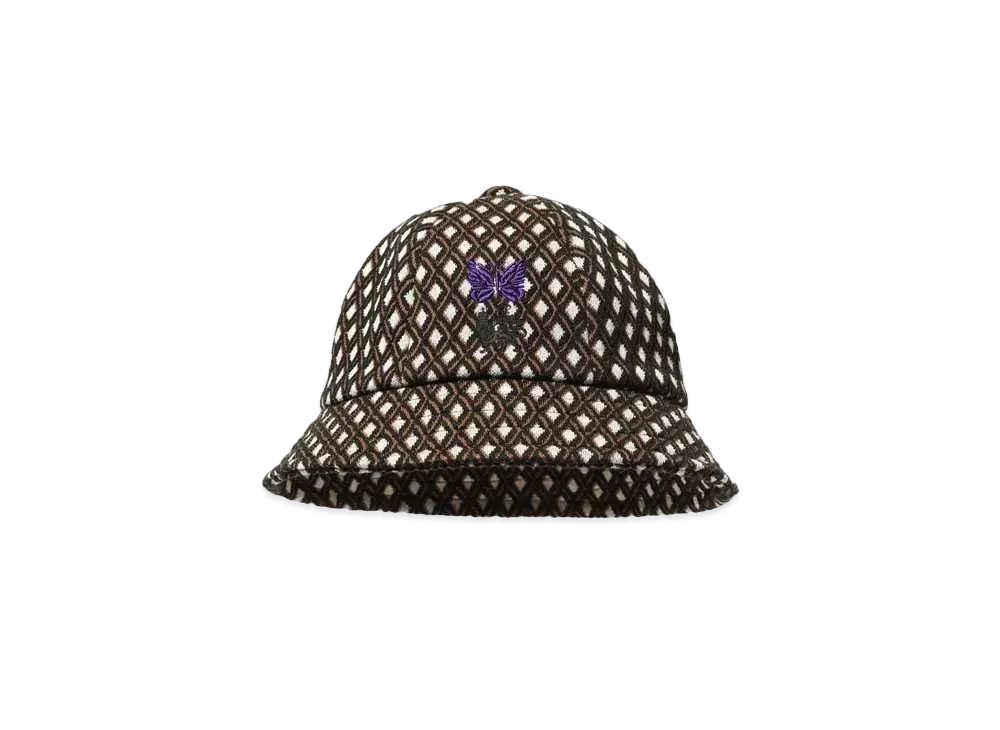 Needles x Sasquatchfabrix. Bermuda Hat- Diamond Jq. "Black"