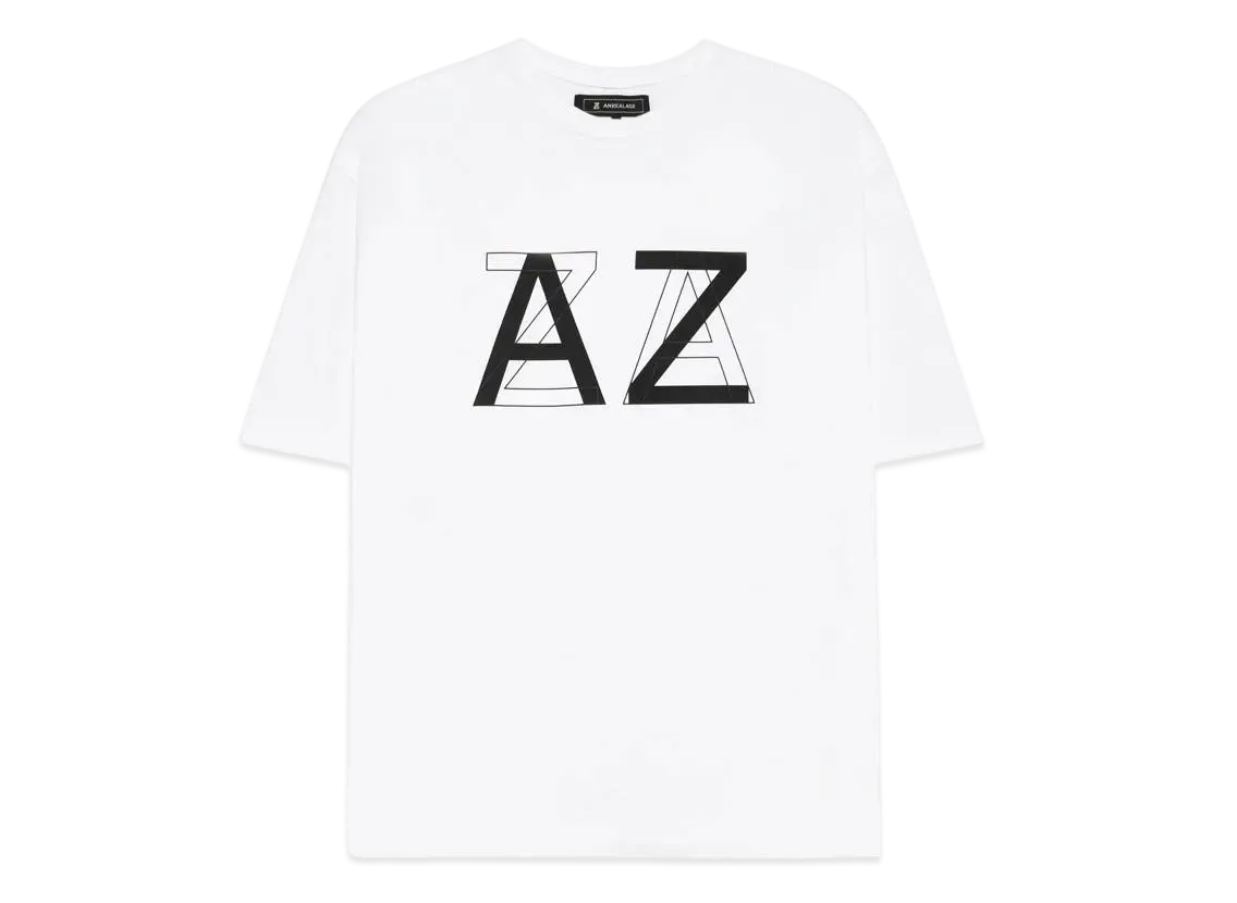 ANREALAGE A&Z LOGO TEE "WHITE"