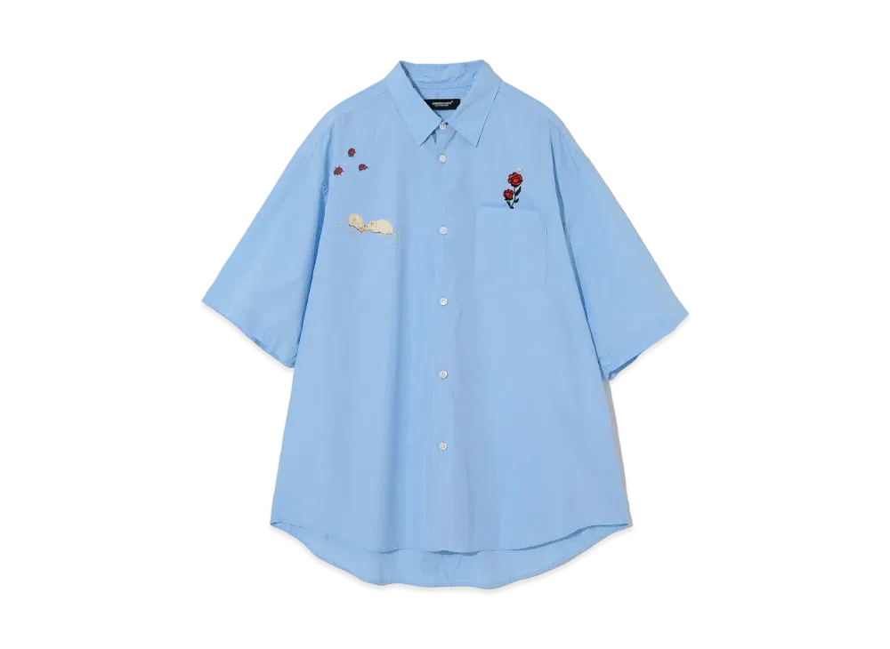 UNDERCOVER Cotton Broad Shirt "Light Blue"