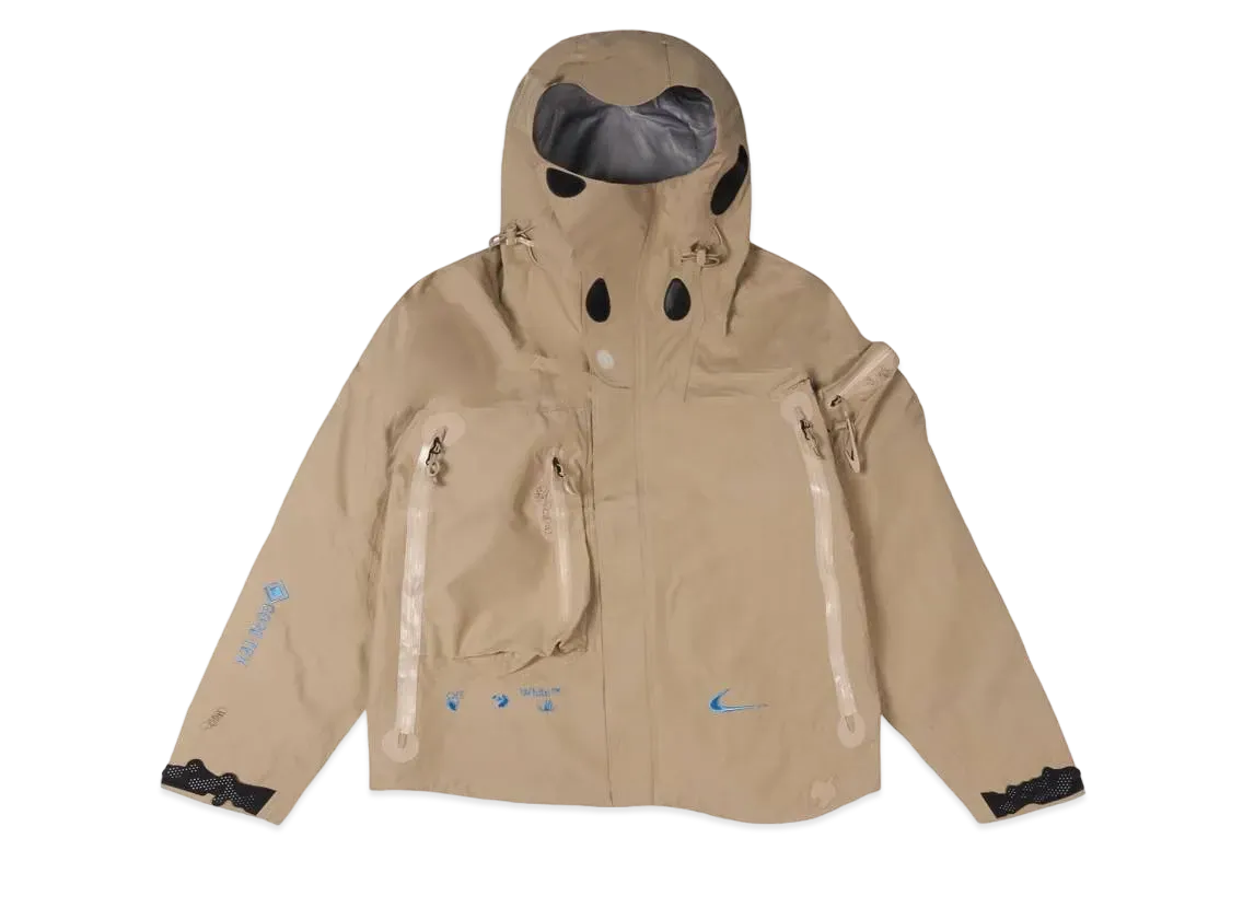 ジャケット・アウター Nike x Off-White NRG Gore-Tex Jacket XS NIKE AS NRG OFF-WHITE JACKET BLACK 22HO-S（ナイキ NRG CL 3L