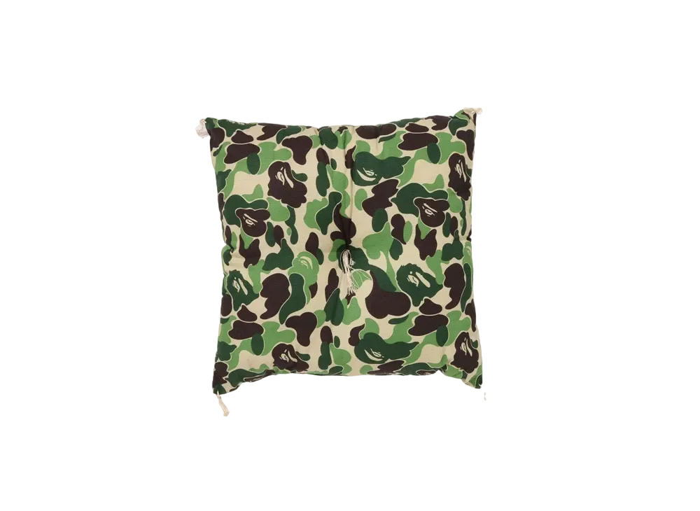 A BATHING APE ABC Camo Japanese Cushion "Green"
