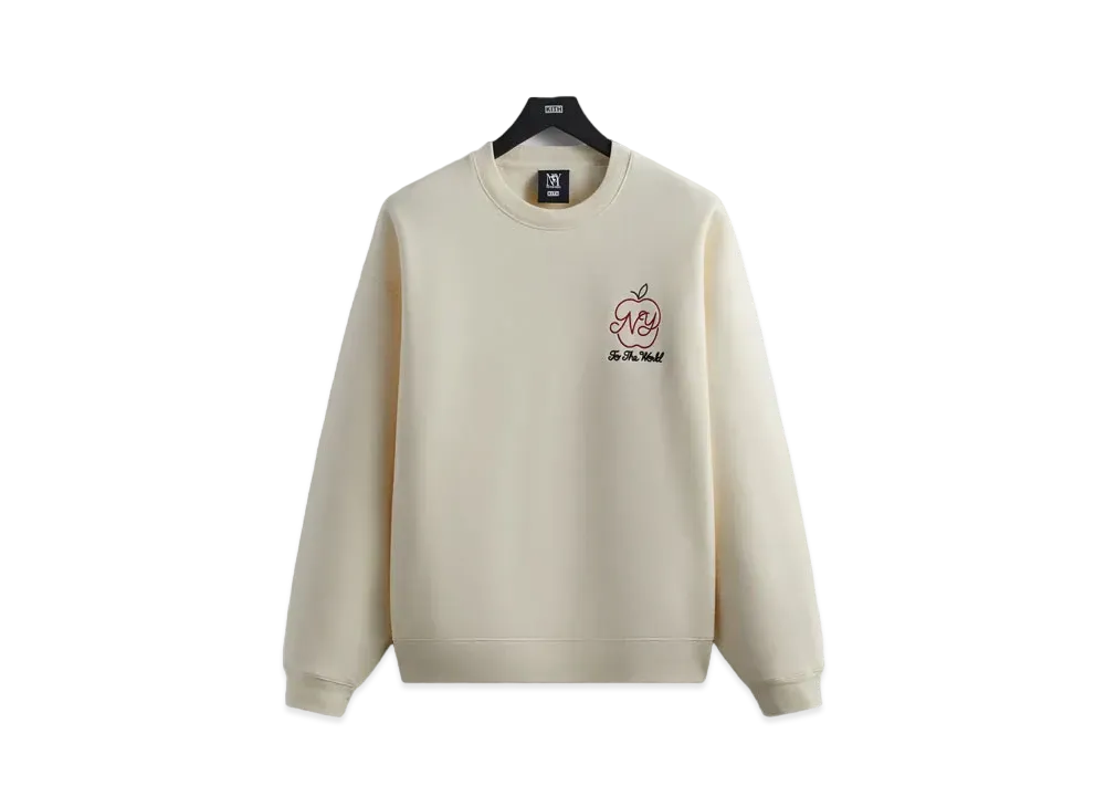 Kith New York to the World Nelson Crewneck "Sandrift"
