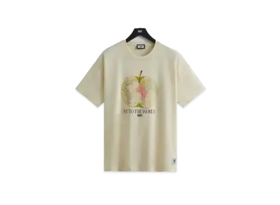 Kith New York to the World Apple Vintage Tee "Sandrift"