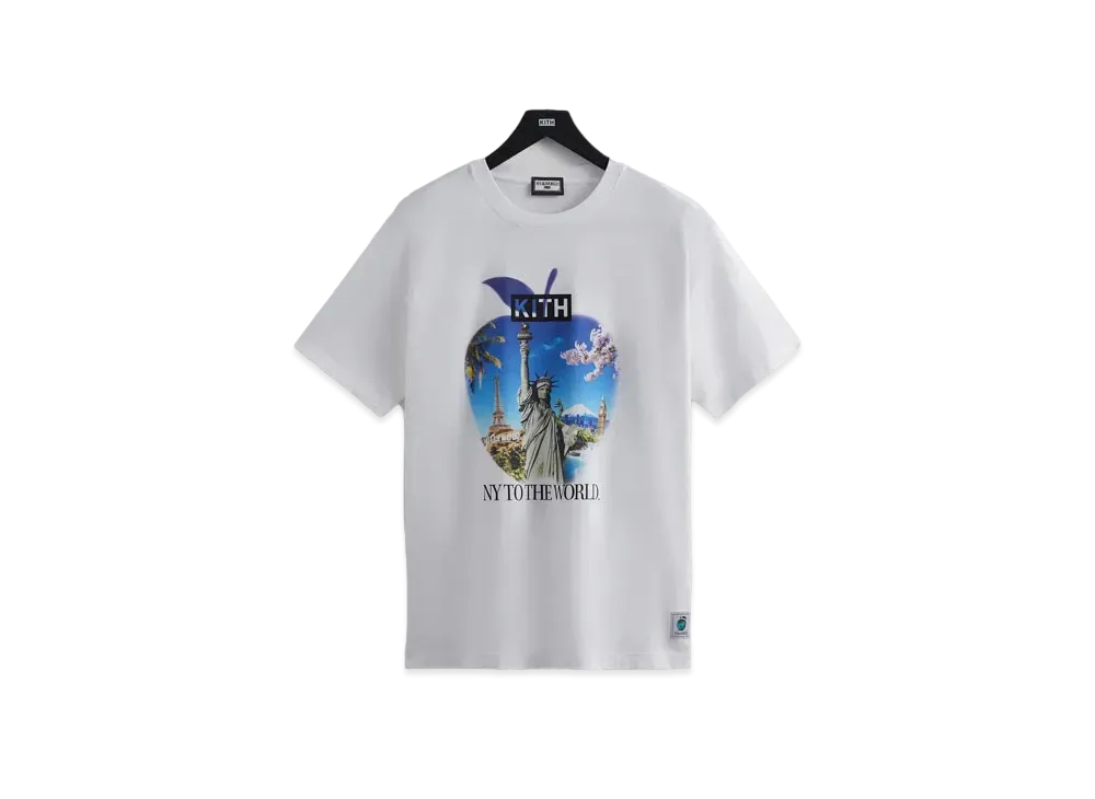 Kith New York to the World Souvenir Vintage Tee "White"