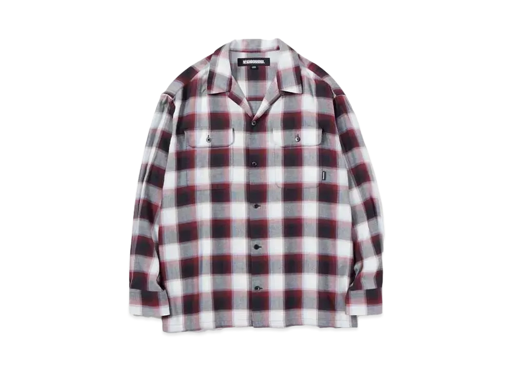 NEIGHBORHOOD Blockombre Shirt LS "Red"