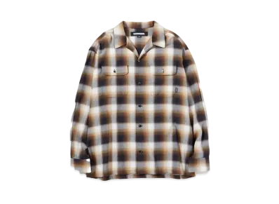 NEIGHBORHOOD Blockombre Shirt LS "Brown"