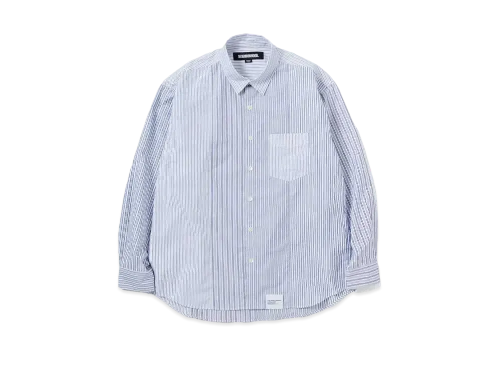 NEIGHBORHOOD Stripe Shirt LS "Blue A"
