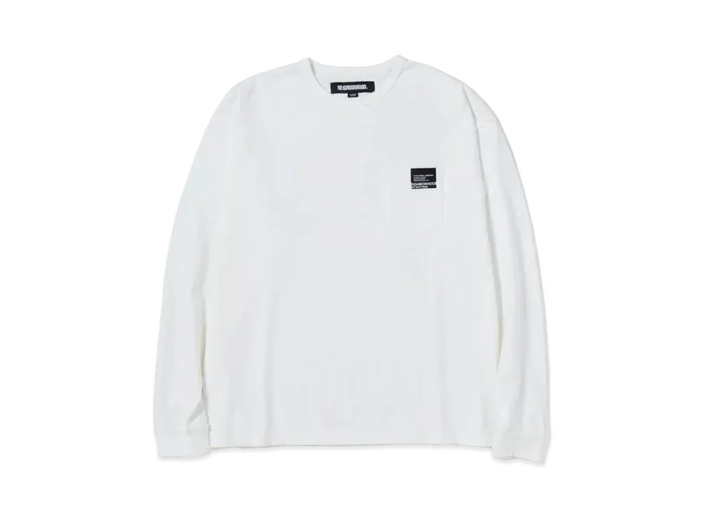NEIGHBORHOOD Classic-P Crewneck LS "White"