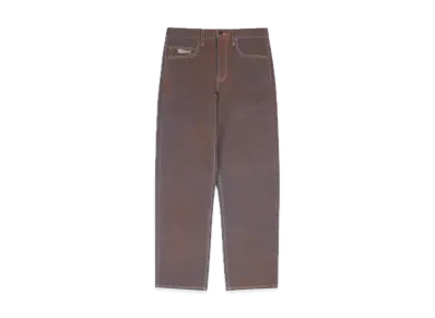 Supreme Flocked Denim Regular Jean "Brown"