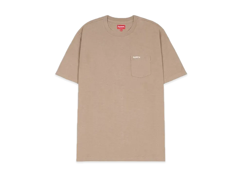 Supreme S/S Pocket Tee "Taupe"(23SS)