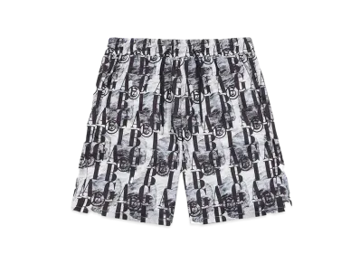 A GOOD BAD INFLUENCE SKULL CAMO SHORTS "BLACK"