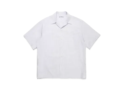 WACKO MARIA S.I.C TESS. / Striped Open Collar Shirt #1 "Gray"