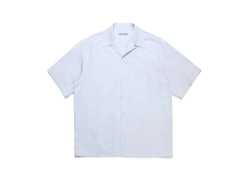 WACKO MARIA SOKTAS / Striped Open Collar Shirt 