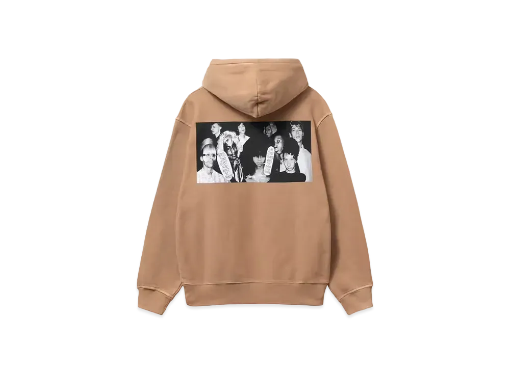 ★関税込★STUSSY & MARTINE ROSE COLLAGE PIGMENT HOODIE MOCHA Buy Stussy x Martine Rose Collage Pigment Dyed Hoodie 'Mocha