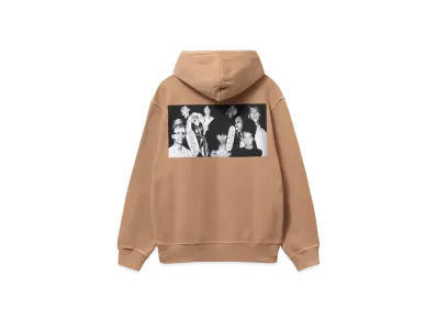 Stussy x Martine Rose Collage Pigment Dyed Hoodie "Mocha"