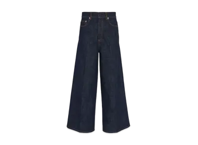 Dior DIOR 8 Flared Cropped jJeans D07 Cotton Denim "Deep Blue"
