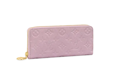Louis Vuitton Clemence Wallet Monogram Empreinte Leather "Wisteria"