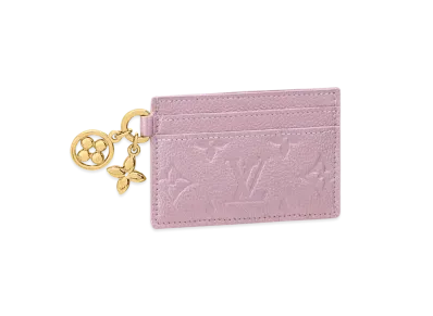 Louis Vuitton LV Charms Card Holder Monogram Empreinte Leather "Wisteria"