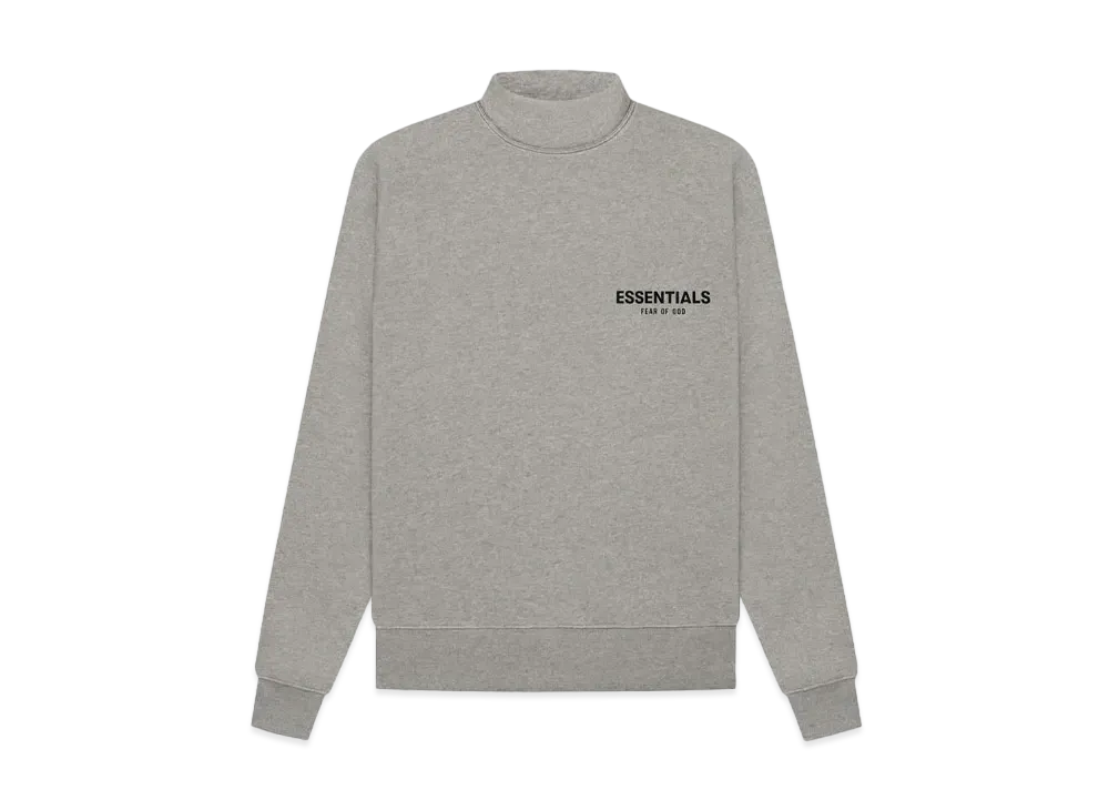 FEAR OF GOD ESSENTIALS Mockneck "Dark Oatmeal"