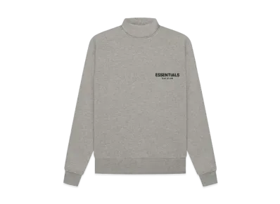 FEAR OF GOD ESSENTIALS Mockneck "Dark Oatmeal"