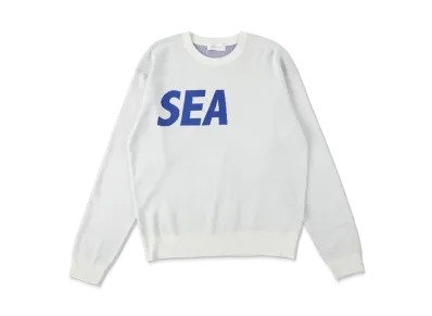 WIND AND SEA SEA Silk Blend Knit "White"