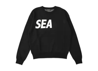 WIND AND SEA SEA Silk Blend Knit "Black"