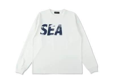 WIND AND SEA SEA (P-Dye) L/S Tee "White Navy"