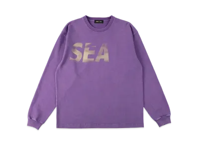 WIND AND SEA SEA (P-Dye) L/S Tee "Wisteria Ocher"