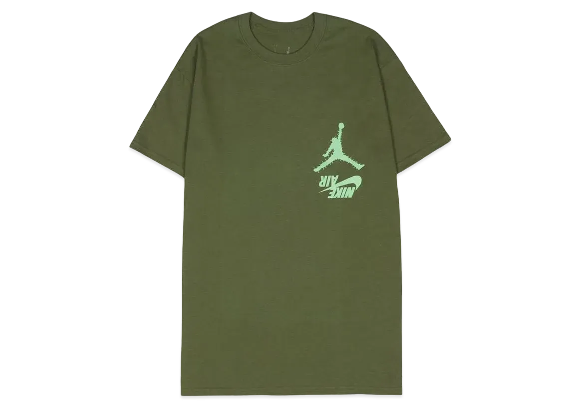 Air Jordan x Travis Cactus Jack Highest T Shirt "Olive"