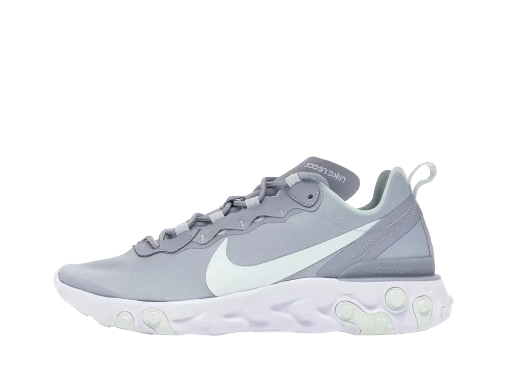 ナイキ ウィメンズ リアクト エレメント 55 "ウルフ グレイ/ゴースト アクア"