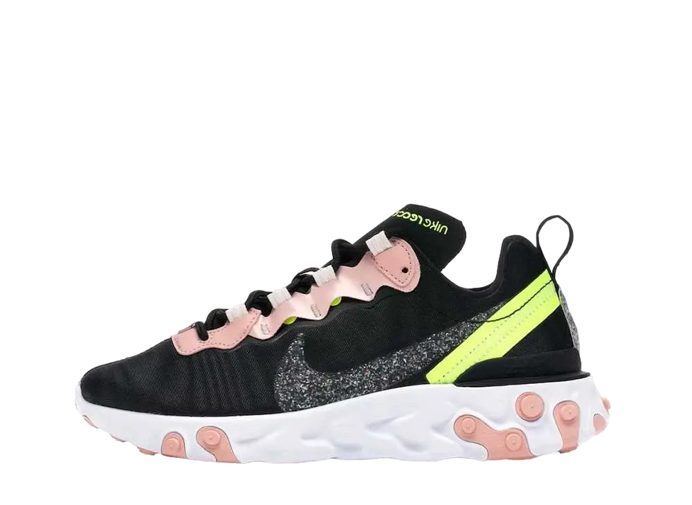 Nike Women's React Element 55 PRM "Black/Coral Stardust"