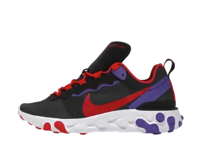 Nike Women's React Element 55 "Black/University Red"
