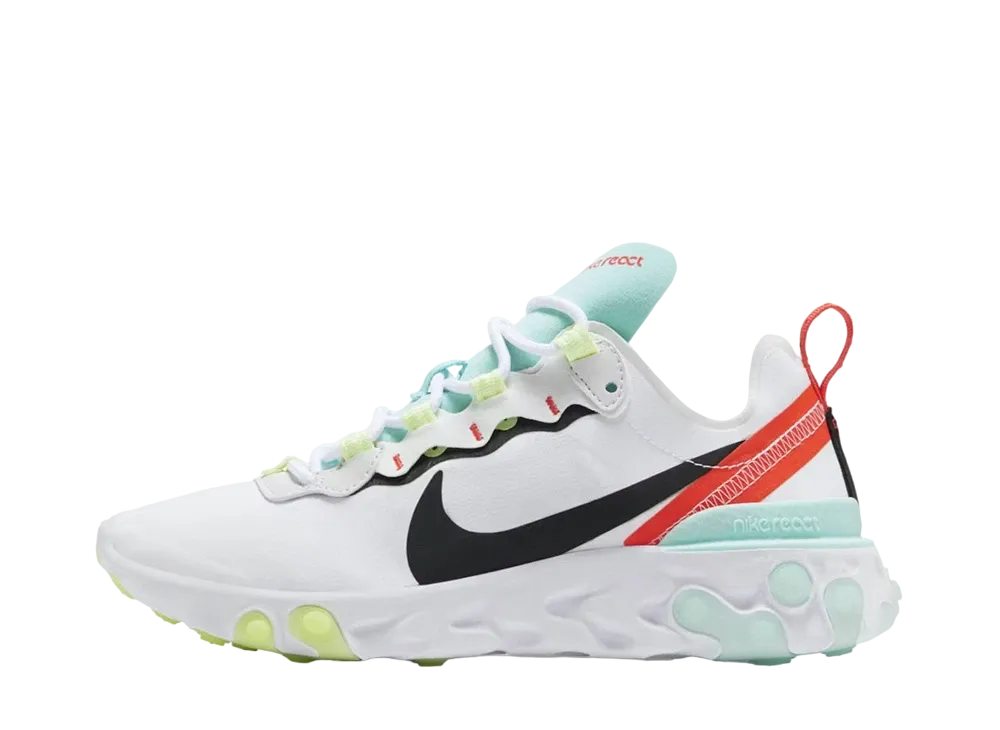 Nike Women's React Element 55 "White/Black/Blue"