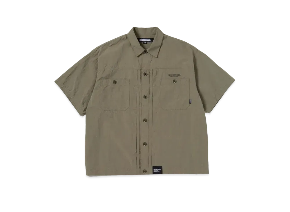 NEIGHBORHOOD Chambray Type-2 Shirt SS "Olive Drab"