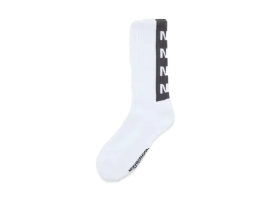 NEIGHBORHOOD NH Logo Socks "White"