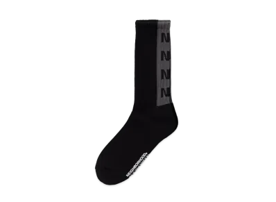 NEIGHBORHOOD NH Logo Socks "Black"