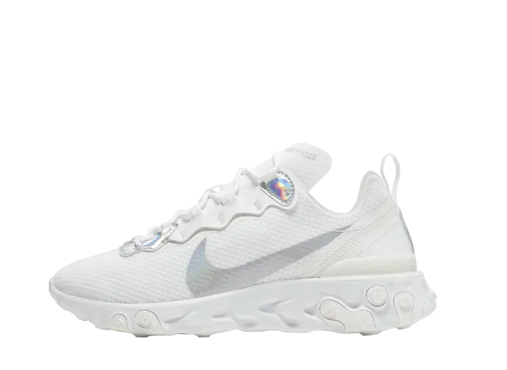 Nike Women's React Element 55 "White Iridescent"