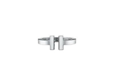 Tiffany & Co. Tiffany T Square Ring "White Gold"