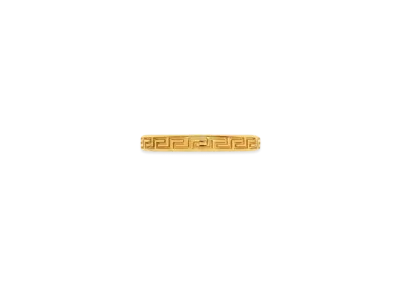 Versace Engraved Greek Key Ring "Gold"