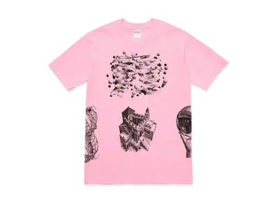 Supreme M.C. Escher Collage Tee "Pink"