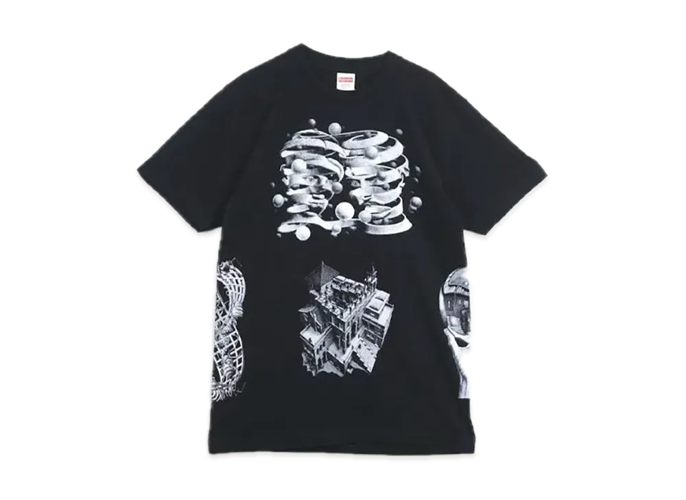 Supreme M.C. Escher Collage Tee "Black"