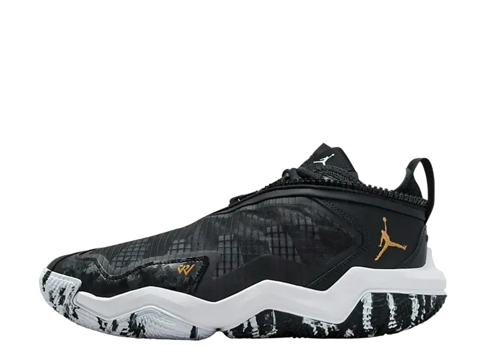 ジョーダン ワイノット .6 "ブラック/ホワイト/メタリック ゴールド"