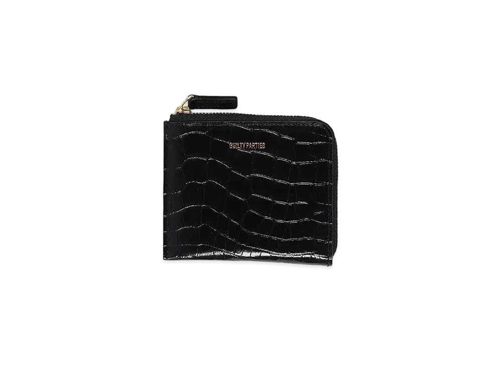 WACKO MARIA Speak Easy / Round Zip Wallet "Crocodile"
