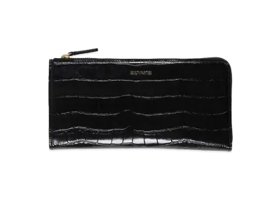 WACKO MARIA Speak Easy / Round Zip Long Wallet "Crocodile"