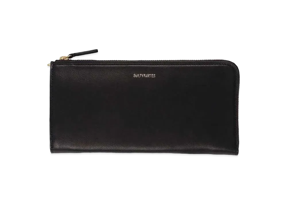 WACKO MARIA Speak Easy / Round Zip Long Wallet "Black"