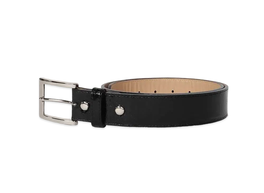 WACKO MARIA Python Leather Belt "Black"