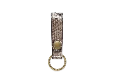 WACKO MARIA Python Leather Key Holder "White"