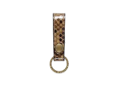 WACKO MARIA Python Leather Key Holder "Beige"